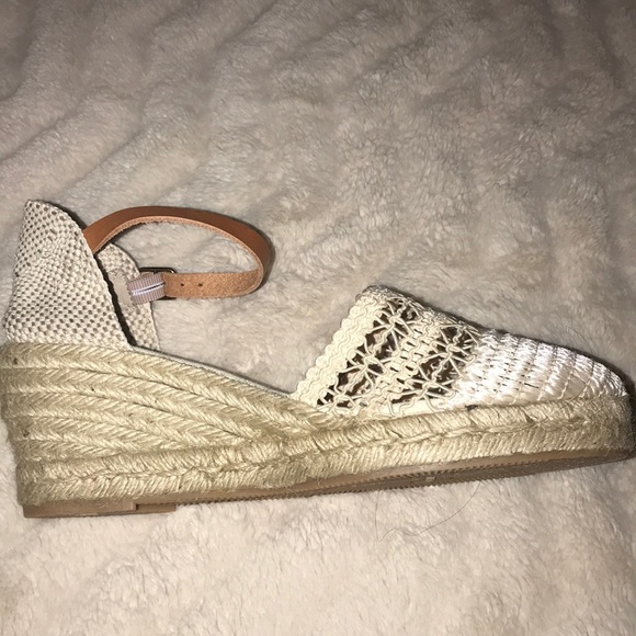 Picon espadrilles sandals ivory white 9.5 41 new - Picture 4 of 8